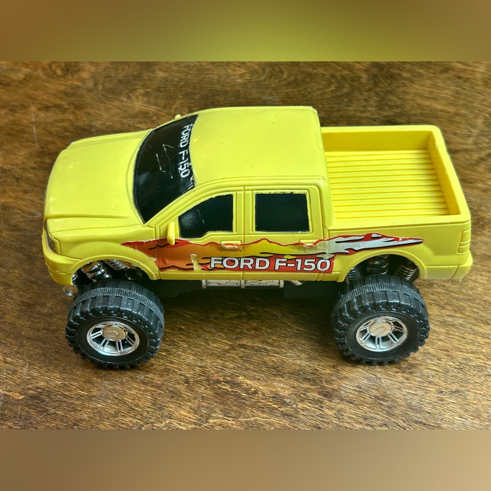 Ford F-150 Bold Yellow Toy Truck